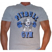 P101 Pitbull shirt do logotipo Barbell
