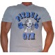 P101 Pitbull рубашка штангой логотип
