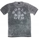 W110 World Gym Muscle Shirt Burnout Tee