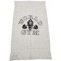 Official World Gym Workout Towel soft 100% Ringspun Cotton