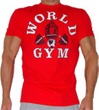 mens world gym shirt top